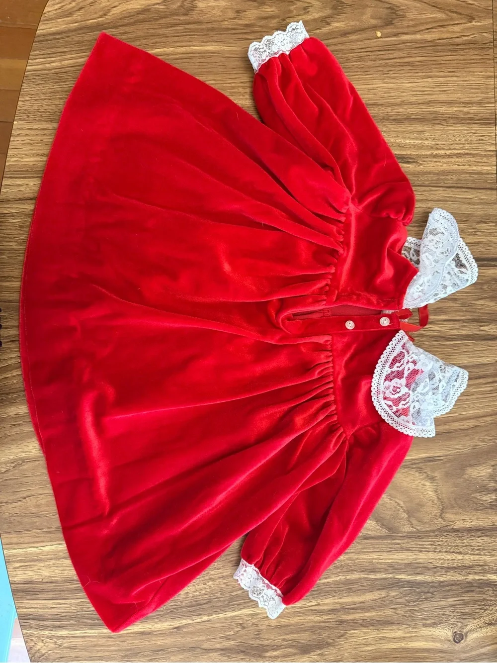 Vintage Christmas Dress, 4T (fits more like 3T)